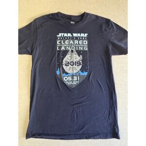 Star Wars Galaxy's Edge 2019 Cleared for Landing Annual Passholder T-Shirt Small